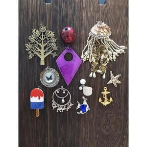 Lot of Pendants, Charms, and Baubles